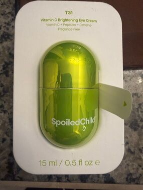 SpoiledChild T31 Vitamin C Brightening Eye Cream — Lime Green